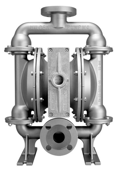 Wilden’s drop-in design allows the pump to be installed into an existing pump footprint without the need to disturb the piping, resulting in reduced maintenance costs and system downtime. (Picture: Wilden)