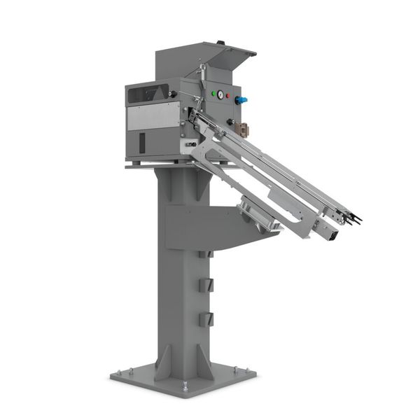 Die neue Atlas-Copco-Zuführeinheit kommt ohne Schläuche aus und kann auch außerhalb des Sicherheitszauns einer Fertigungseinheit aufgestellt werden. Damit, erklärt der Hersteller, ist eine unterbrechungsfreie Befüllung möglich. (Atlas Copco)