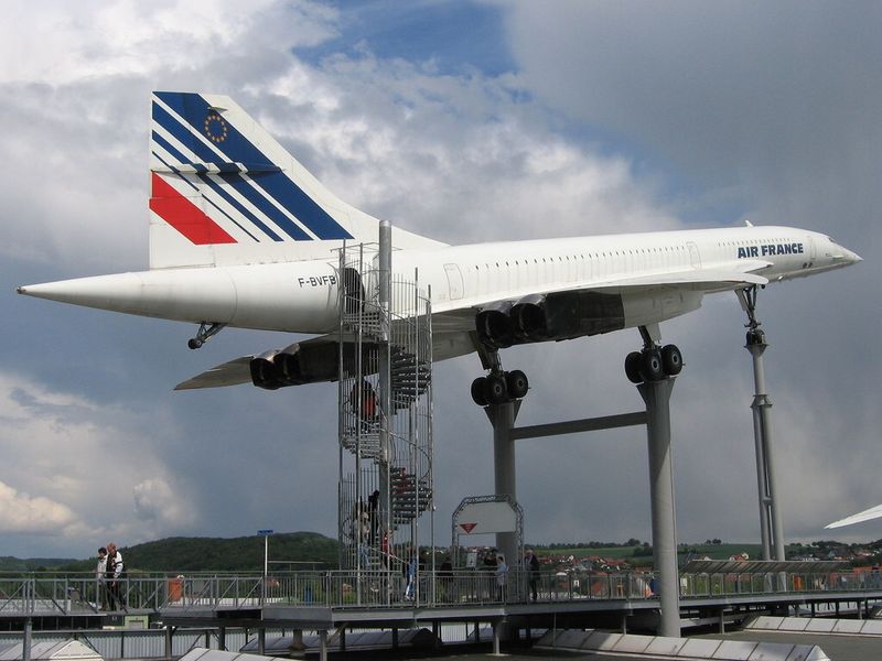 Concorde F-BVFB der Air France im Auto- und Technikmuseum Sinsheim (Quelle: Wikimedia Commons)