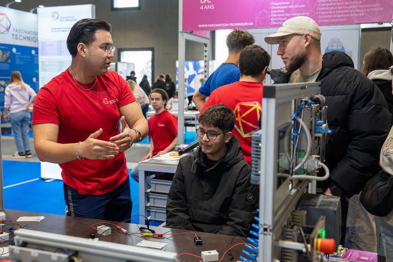 Vues du Salon des Métiers et de la Formation de Lausanne 2025 (Source : © Gabriel Lado)
