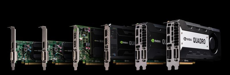 Die Quadro-Kepler-Familie von Nvidia. (Bild: Nvidia)