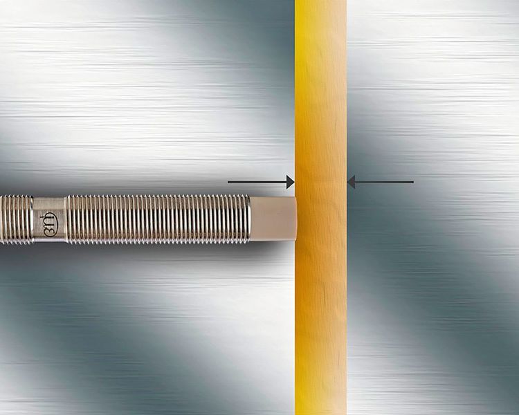 Prüfung des Ölspaltes an hydrostatischen Lagern mit Wirbelstromsensoren. (Micro-Epsilon)