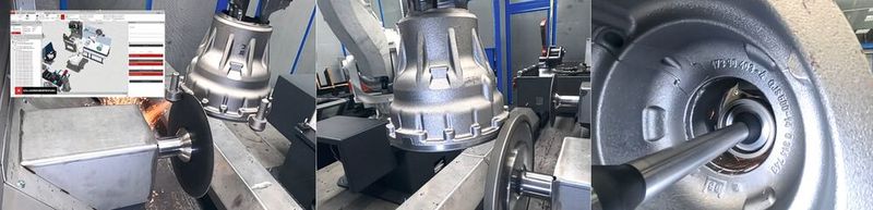 Die extrem kurze Taktzeit ist möglich, weil der Roboter nicht die Werkzeuge zum Werkstück bringt, sondern umgekehrt. (Bild: Fill)