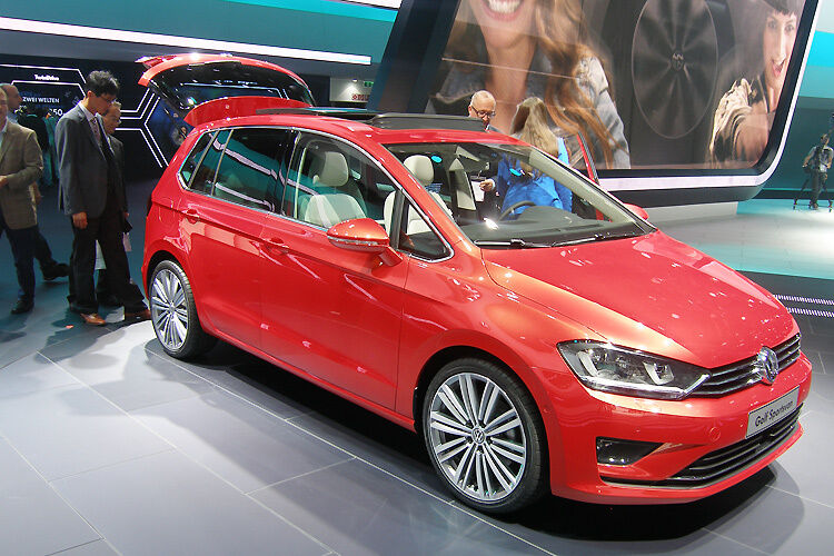 Volkswagen zeigt die seriennahe Vision eines Nachfolgers für den Golf Plus. Der heißt künftig „Sportsvan“. (Foto: Grimm)