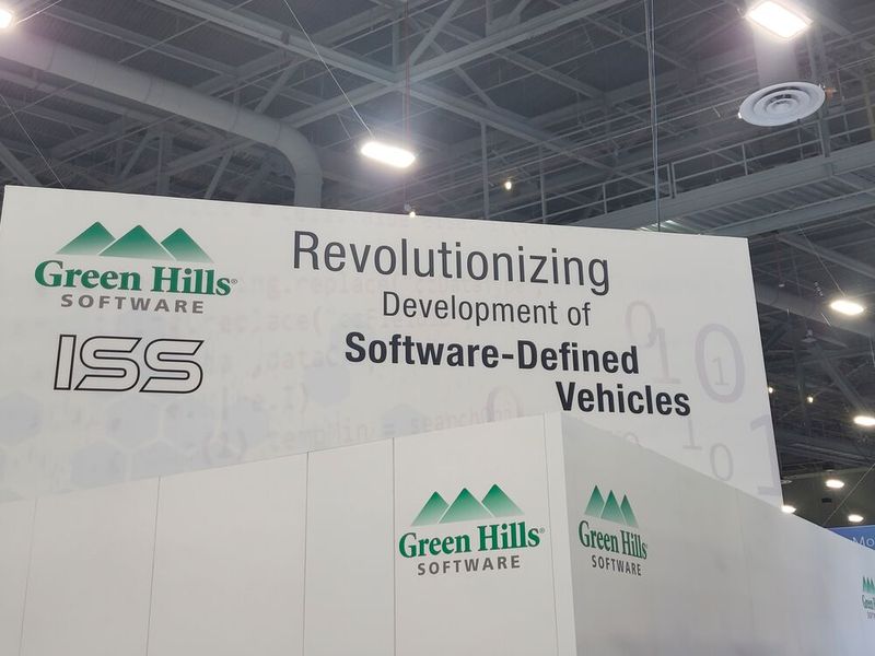 Was gilt es auf dem Weg zum Software-definierten Fahrzeug zu beachten? Wichtig ist vor allem ein entsprechenden Ökosystem, wie Green Hills Software aufzeigte. (Bild: Stefanie Eckardt)