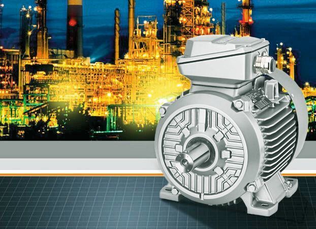 Simotics XP umfasst das komplette Spektrum aller explosionsgeschützten Motorentypen sowie alle Zündschutzarten und ist damit für den Einsatz in explosionsgefährdeten Bereichen der Prozessindustrie geeignet.  (Siemens)