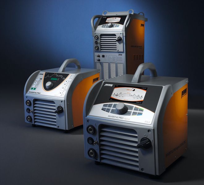 Die Invertig.PRO-Gerätefamilie für das WIG-Schweißen. (Bild: Rehm)