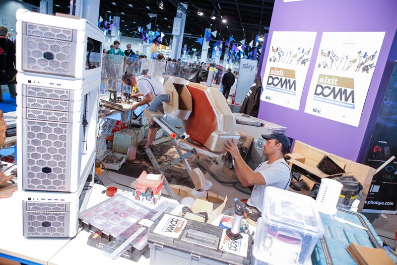 Die Deutsche Casemod-Meisterschaft fand in Halle 10.2 statt. (Koelnmesse GmbH)