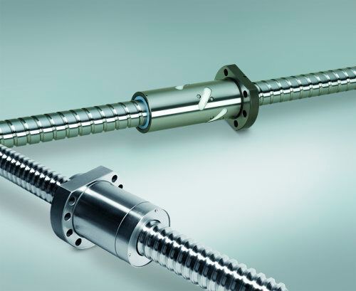The DIN-standard ball screws for machine tools are designed to offer high-speed and high-load capacity.
 (NSK)