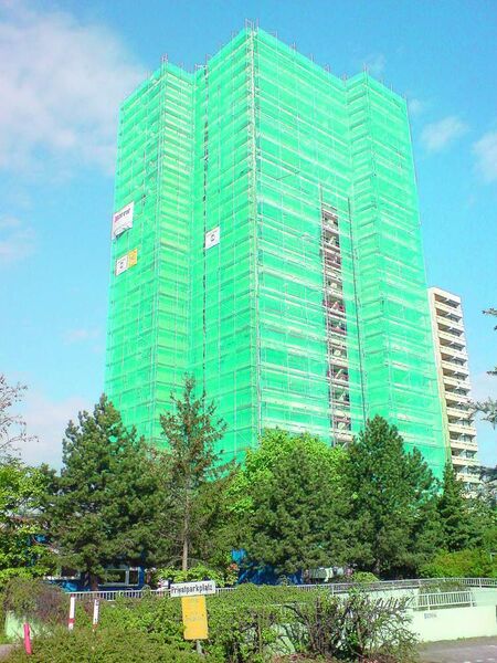 Die Hausverwaltung Immerheiser realisiert auch größere Projekte, etwa die Sanierung einer Fassade in Hochheim. (Archiv: Vogel Business Media)