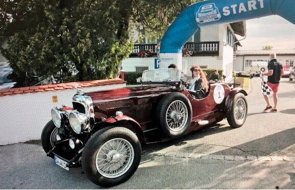 Unübersehbar Rallye-Erfahrung hat dieser Lagonda 3 Liter aus dem Jahr 1934 von Albert Reinhart. (Bild:privat)