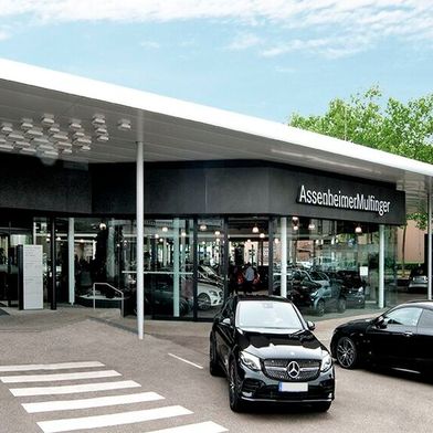 Die Mercedes-Autohausgruppe Assenheimer-Mulfinger, im Bild der Standort Heilbronn, übernimmt zum Jahreswechsel das benachbarte Autohaus Gramling. (Bild: Assenheimer-Mulfinger)