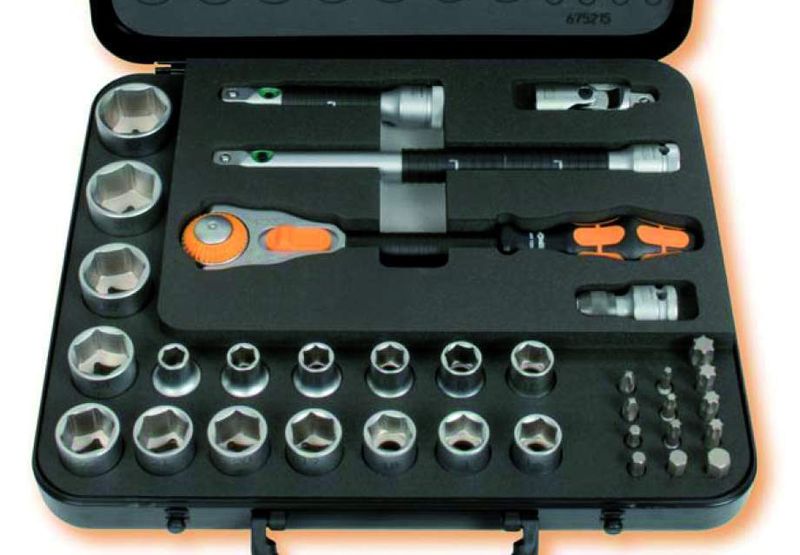 Der neue Steckschlüsselsatz von Förch hat eine Schnelldrehratsche. (Archiv: Vogel Business Media)