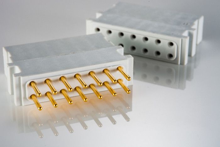 Beispielsweise verbaut im stabilen Rahmen für Rack- und Panel-Anwendungen oder automatisches Andocken, aber auch im robusten Gehäuse. (Bild: ODU)