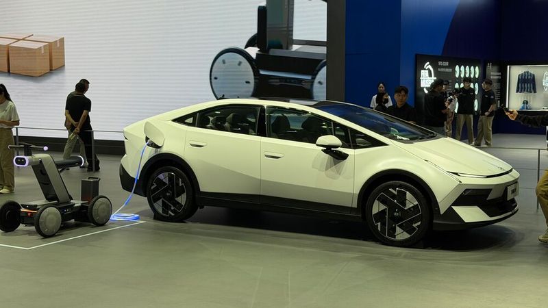 Auch Hyundai hat ein Modell speziell für China entwickelt: Den Ioniq V. (Bild: Wehner - VCG)