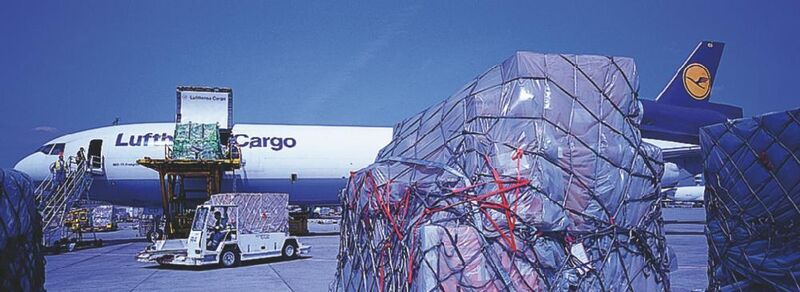 Vor allem im Luftfrachtbereich zählt jedes Kilogramm. Bis zu 30 Euro pro Palette können nach Angaben von Fachleuten beim Lufttransport in die USA eingespart werden. Bild: Lufthansa Cargo (Archiv: Vogel Business Media)