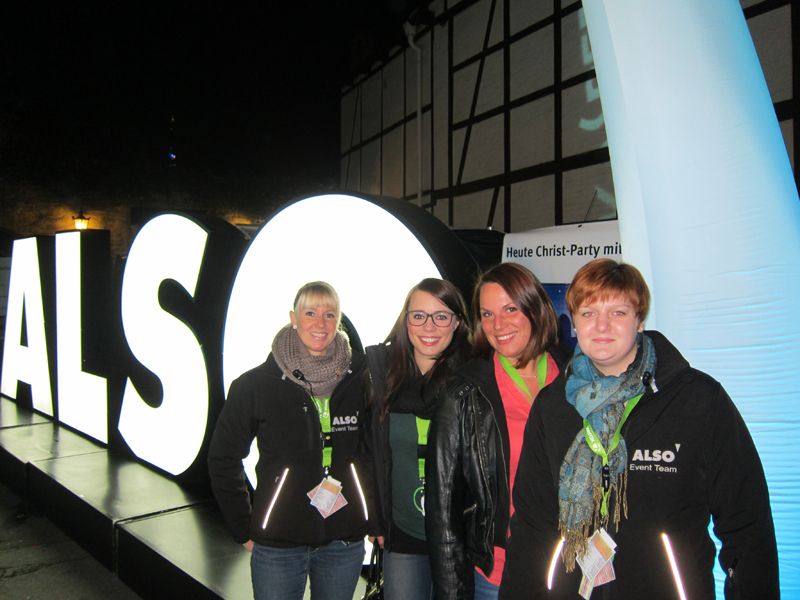 Danke für die tolle Organisation (v. l.): Sarah Roelandt, Carolin Berges, Sabrina Hoefs und Sandra Buretschek (alle ALSO) (Bild: IT-BUSINESS)