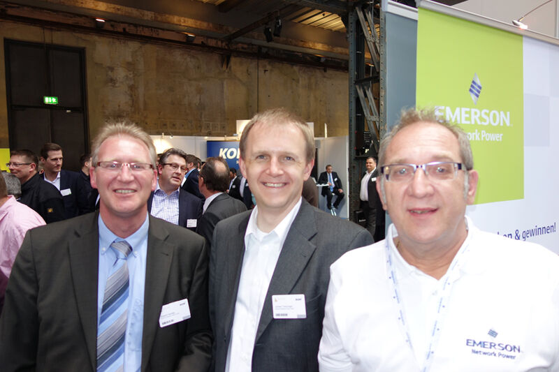 Das Emerson-Team (v. l.): Roland Gerdes, Jochen Trenzinger und Hardy F. Schmidt (Bild: IT-BUSINESS)