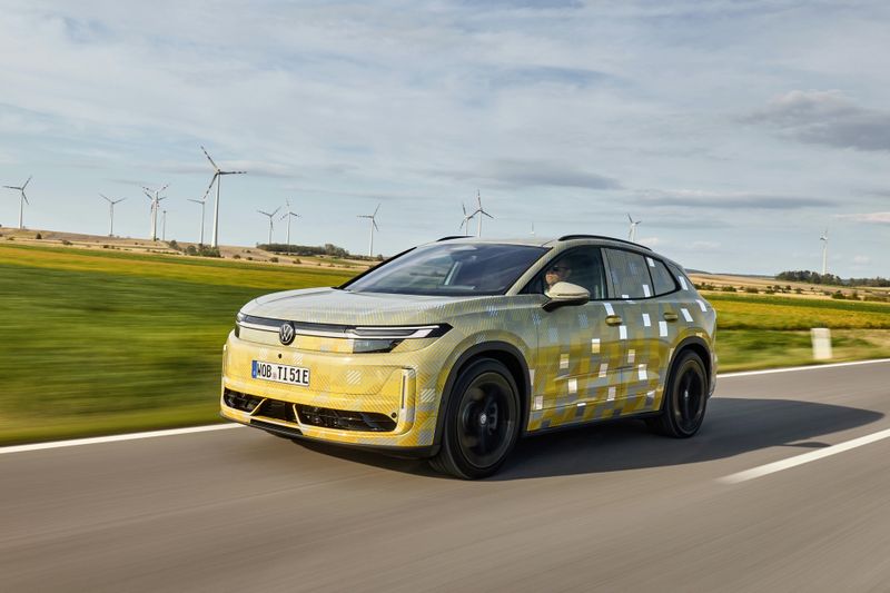 VW kündigte die Weltpremiere des ID-4-Nachfolgers für Anfang Oktober an. (Bild: Volkswagen AG)