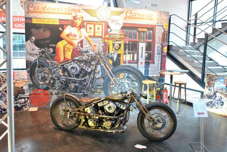 Auch eine schön gemachte Custom-Bike-Sonderschau erwartete die Besucher. (Dominsky/»kfz-betrieb«)