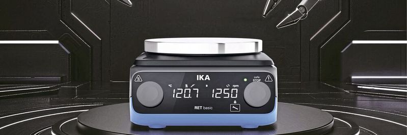 Der neue RCT basic Magnetrührer: sicher und automatisiert gefertigt.(Bild:  IKA)