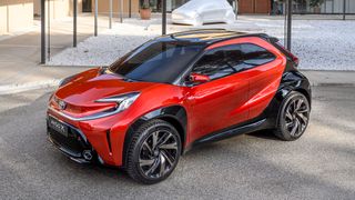 Kleinstwagen müssen nicht langweilig sein: Das will Toyota mit seiner Konzeptstudie Aygo X Prologue unter Beweis stellen. (Bild: Toyota)