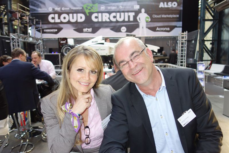 Isabelle von Künßberg, acmeo, mit Stephan Schlange, EXO3 (Bild: IT-BUSINESS)