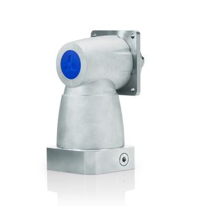 Geeignet für offene Anlagenkonzepte mit sichtbaren Maschinenelementen: Bei der Konstruktion der neuen Kegelradgetriebe wurde auf funktionsgerecht integrierte Sicken am Gehäuse geachtet, außenliegende Schrauben wurden bewusst vermieden.