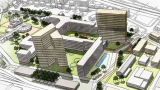 Im Dezember 2018 gab die Fakt Ag weitreichende Pläne für den Shamrockpark bekannt. Unter anderem befindet sich hier die Gemeindeprüfungsanstalt NRW.  (Fakt AG)