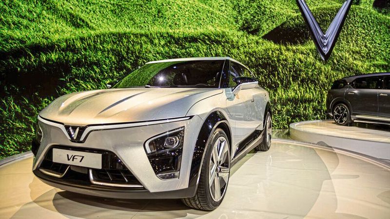 … und der VF 7 als Modell der Mittelklasse reservierbar werden. Die Auslieferungen werden aber wohl erst 2024 beginnen. (Bild: Vinfast)