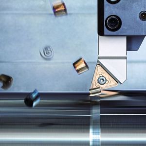 Dank einer stabilen Klemmung eignen sich einige Werkzeuge zum Schruppen und Schlichten.(Bild:  Tungaloy)