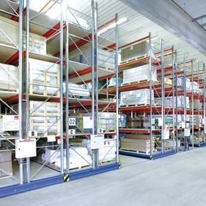 Bis zu 50 m Länge können die dynamischen Lagersysteme Meta Multibloc erreichen.Bild: Meta