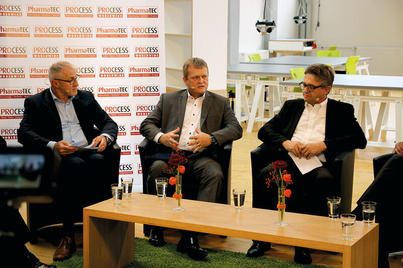 Gerd Kielburger (PROCESS),  Andreas Geiss (Siemens) und Martin Reichinger (B&R) (v.l.n.r.) (PROCESS/Ernhofer)