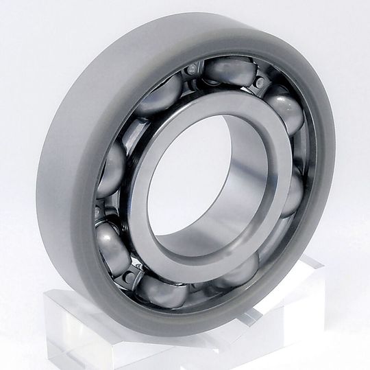 Roulement NSK à revêtement céramique résistant à la corrosion électrolytique pour variateurs de vitesse.(Source :  NSK)