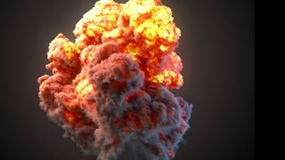 Welche Stäube sind besonders gefährlich? Darstellung einer Explosion  (Andrey_A )