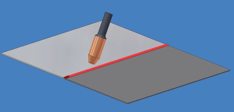 Bild 4: Die Kombination aus aluminiumseitigem Schweißen und stahlseitigem Löten kennzeichnet das CMT-Schweißlötverfahren.  (Bild: Fronius)