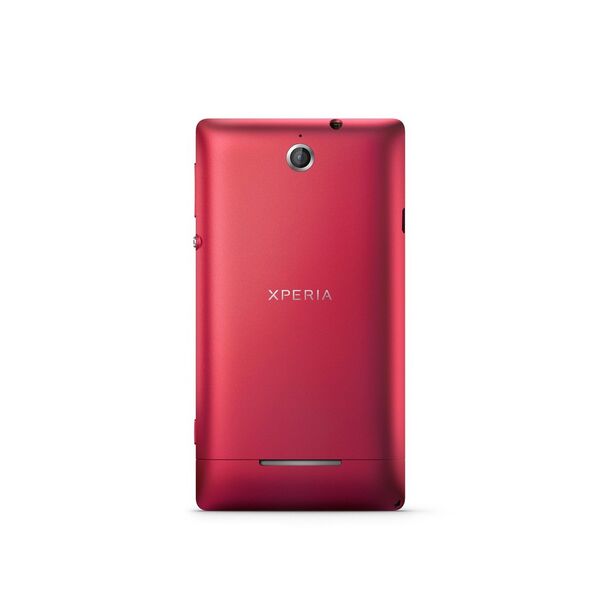 In den Farben schwarz, weiß und pink gibt es das Xperia E Anfang 2013 zu einem Preis von 159 bzw. 169 Euro (Dual-SIM, beides UVP). (Bild: Sony)