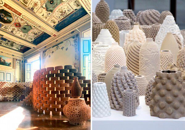 Bei Emerging objects treffen 3D-gedruckte Keramik & neue Technologien auf Tradition im historischen Ambiente.  (Bild: Emerging objects)