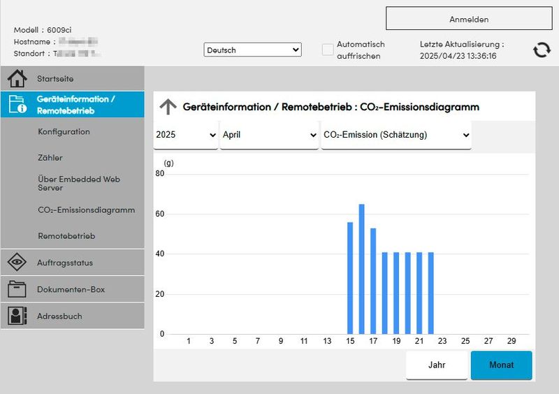 Die IT-Abteilung kann auf die Daten auch über den Webbrowser zugreifen.  (Bild: Utax)