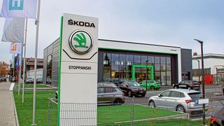 In Ettlingen hat am Samstag der neu errichtete Skoda-Betrieb der Familie Stoppanski die Tore für das Publikum geöffnet. (Bild: Stoppanski)