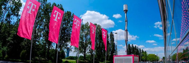 Der „Mobilfunk-Mast to go“ kommt auf der Digital X 2023 in Köln zum Einsatz. (Bild:  Telekom)