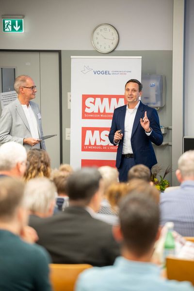 Dr. Adam Gontarz, Leiter des Bereichs Digitaliserung, Innovation und Technologie bei Swissmem über den Cyber Resiliance Act. (Bild: Thomas Entzeroth)