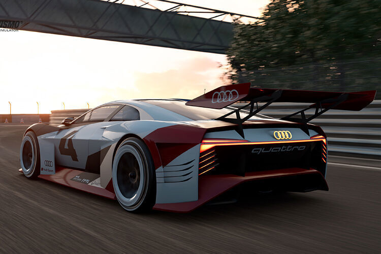 Vorbild war der Audi e-tron Vision Gran Turismo aus dem PlayStation-Spiel „Gran Turismo“. (Audi)
