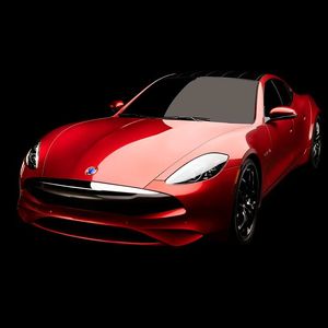 Für den Marktstart im Frühjahr 2021 hat Karma zwei Batterieoptionen mit 75 oder 100 kWh angekündigt.(Bild:  Karma Automotive)