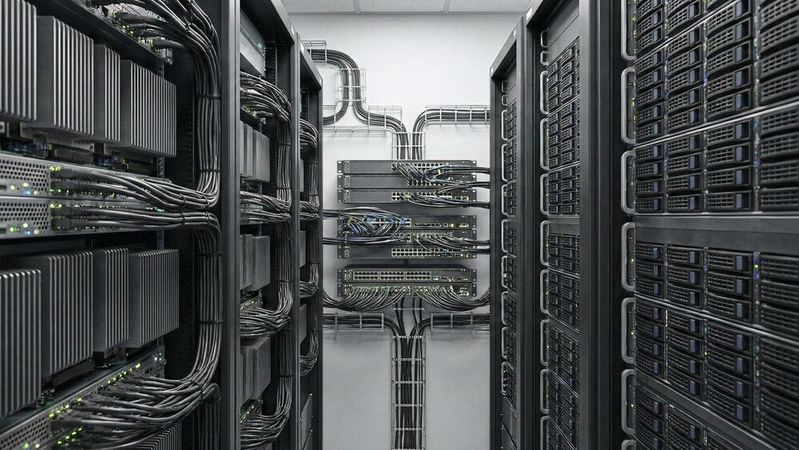 Lösungen für Speicherengpässe: SSDs per NVMe-oF anbinden (links) oder auf günstige HDDs zurückgreifen (rechts).(Bild:  Nano Banana / KI-generiert)