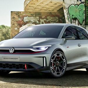 Vergleichsweise seriös tritt der VW ID.GTI auf.(Bild:  VW)