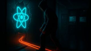 Nutzen Cyberangreifer die Schwachstelle CVE‑2025‑55182 erfolgreich aus, können sie serverseitig Code ausführen, Web‑Apps übernehmen, Daten und Secrets abziehen, Backdoors oder Ransomware platzieren und sich über betroffene Next.js‑App‑Router seitlich in weitere Systeme ausbreiten. (Bild: Dall-E / Vogel IT-Medien GmbH / KI-generiert)