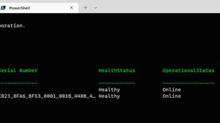 Anzeigen der Laufwerke in einem PC mit der PowerShell mit dem Cmdlet „Get-Disk“. (Bild: Joos (Screenshot))
