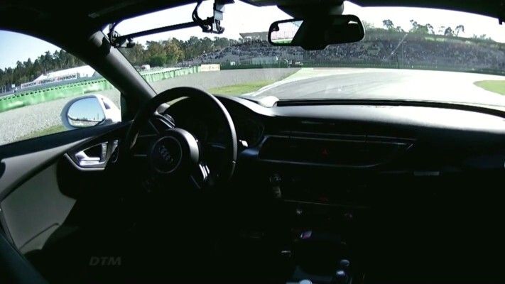 Der Audi RS 7 concept am Limit: fahrerlos rund um den Hockenheimring (Audi)