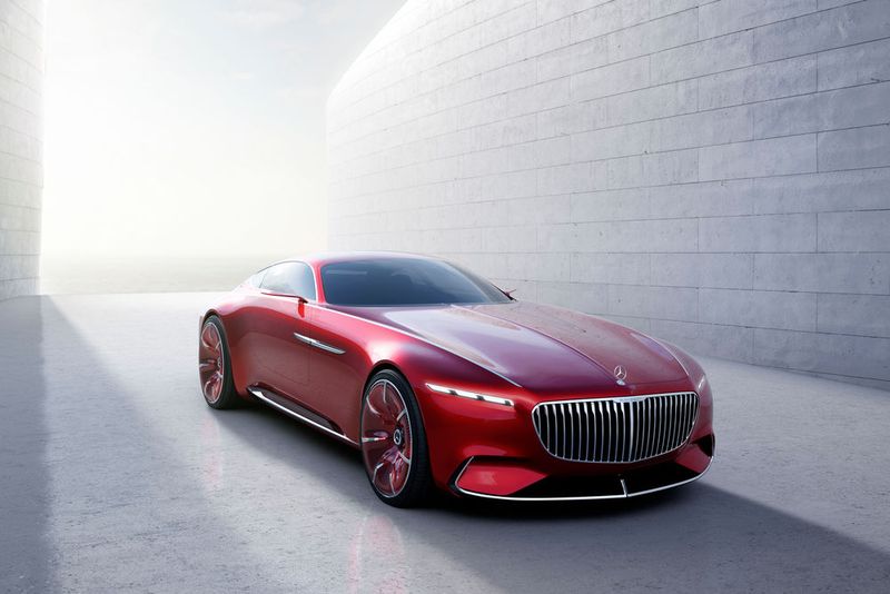 Das Gipfeltreffen der edelsten klassischen Automobile in Pebble Beach ist der ideale Premierenort für exklusive Fahrzeuge. Der Mercedes-Maybach 6 ist ein Luxus-Coupé und eine Hommage an die Zeit der Aero-Coupés. (Bild: Daimler)